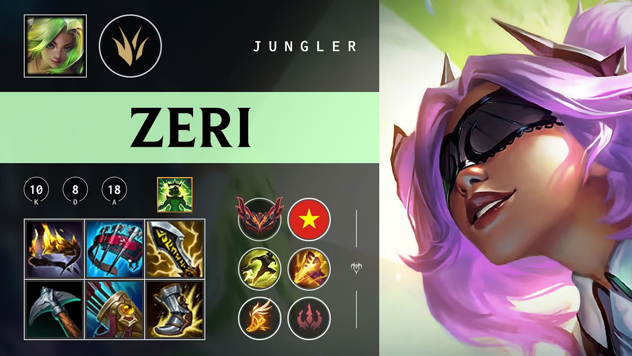 Zeri Jungle vs Diana - VN Grandmaster Patch 26.01