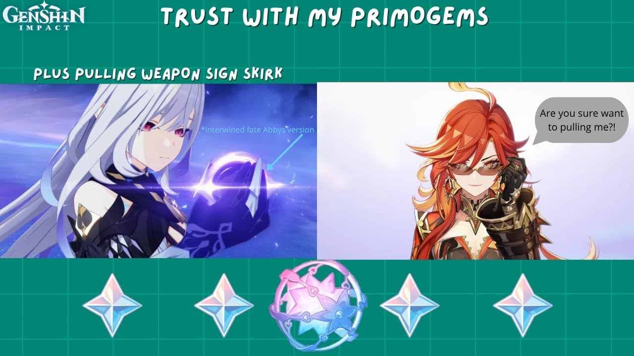 Use my Primogems only Pulling 2 