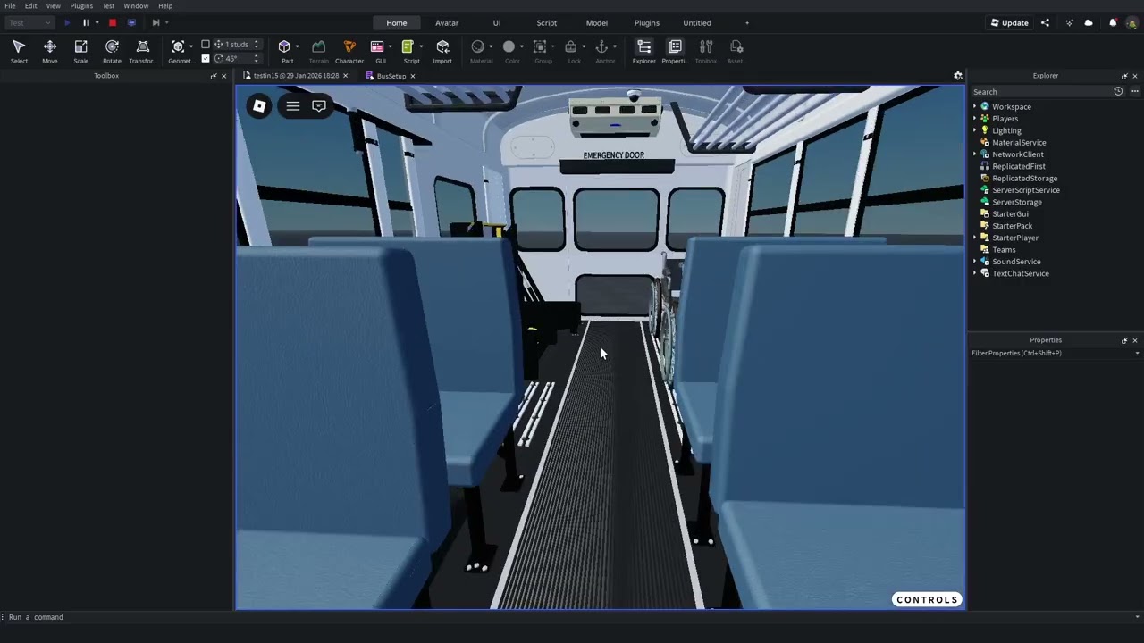 Clickable wheelchair demo