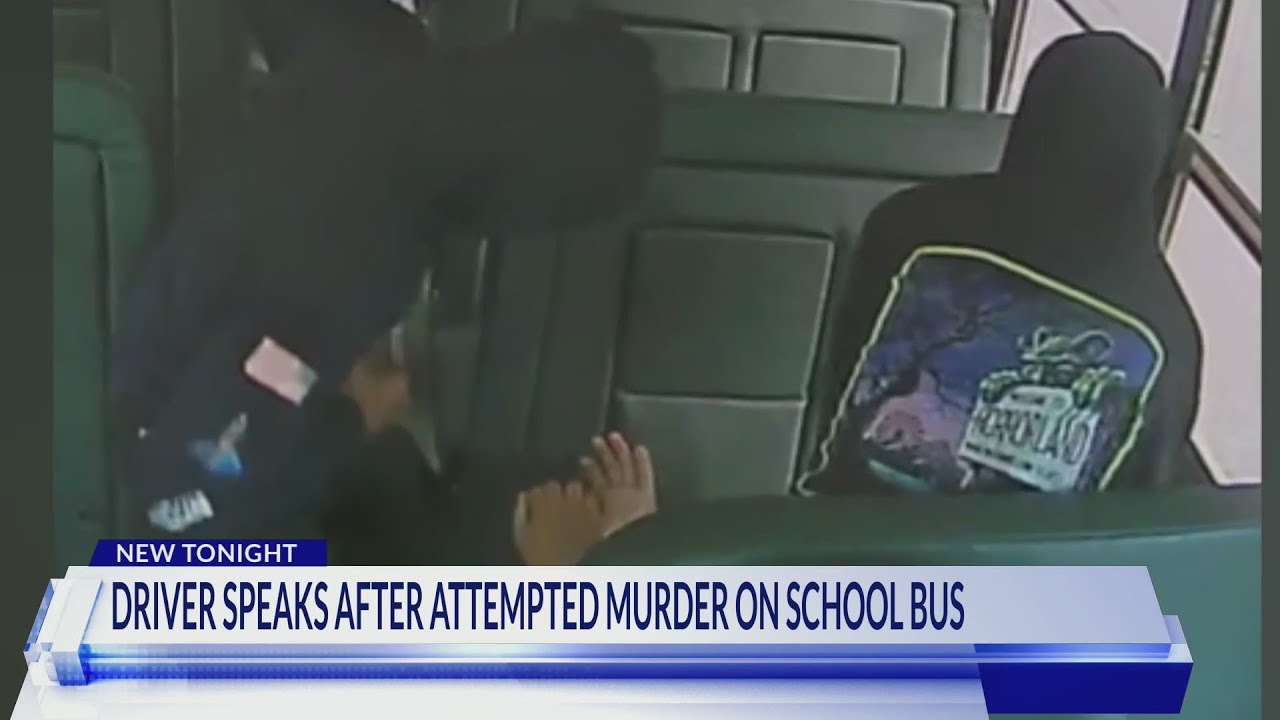 Driver speaks out after attempted shooting on on school bus
