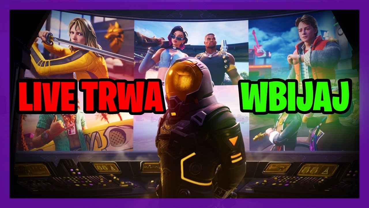 🔴FORTNITE GIERECZKI PO POWROCIE ZE SZPITALA!✅ZAPRASZAM NA LIVA!💥DOBIJAMY 8100 SUBÓW!🙂👍🔔