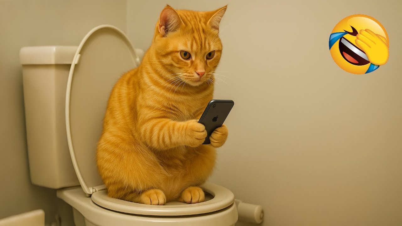 Постарайся не засмеяться 😂 Самые смешные кошки и собаки 😹🐶 Часть 5