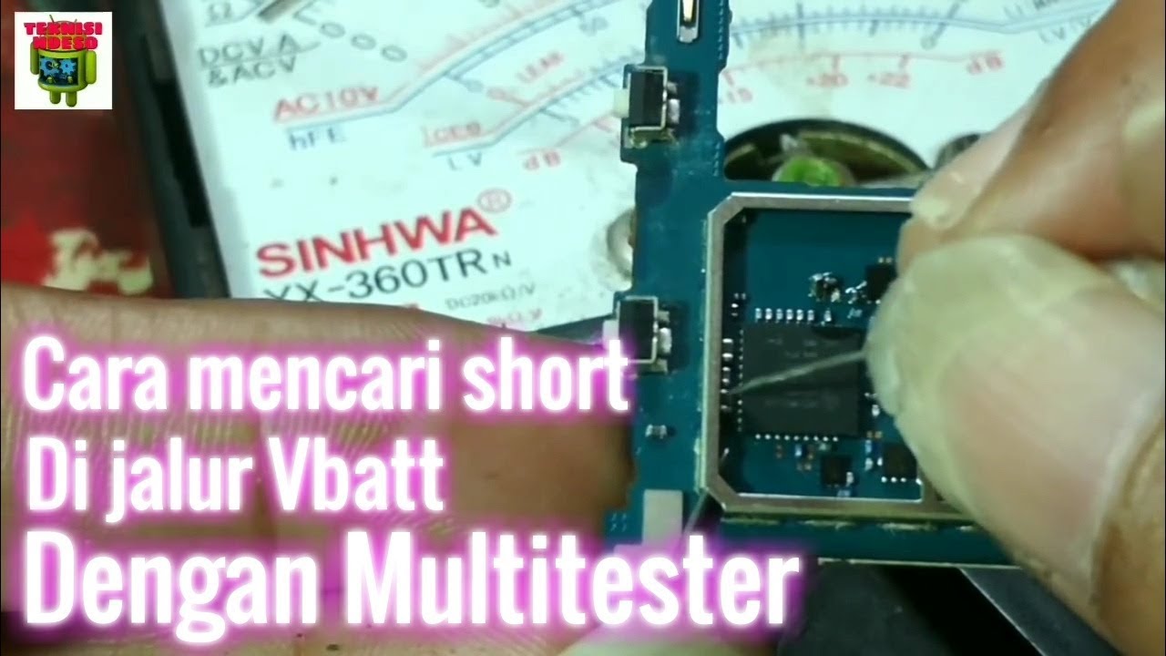 Cara mencari short/konslet dengan multitester