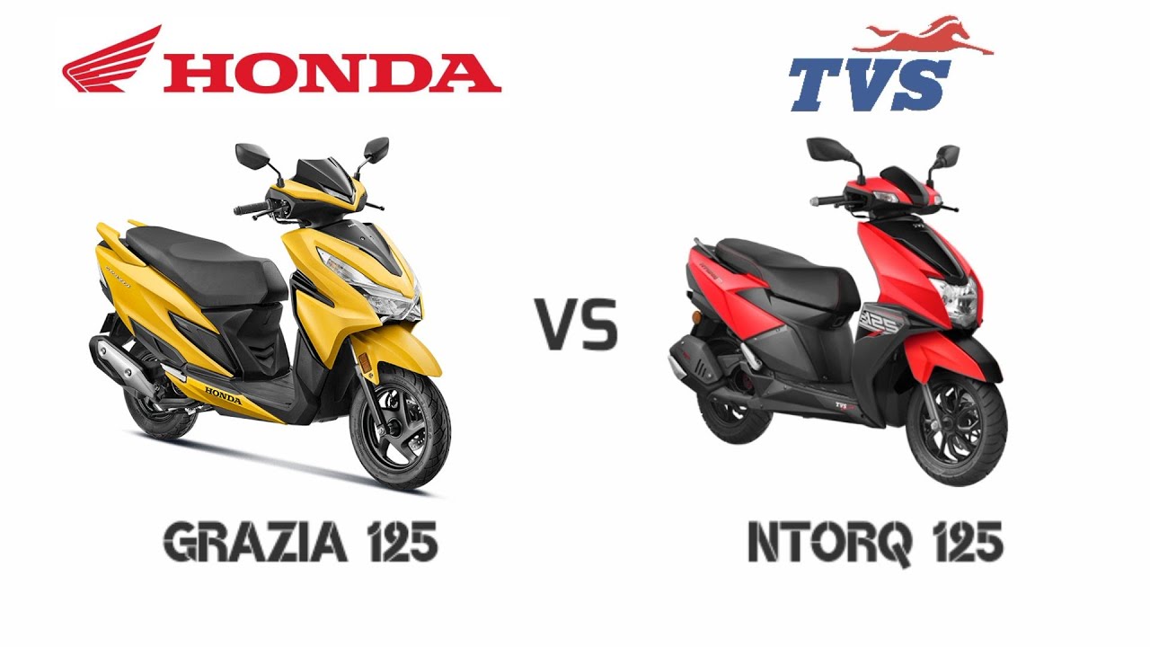 GRAZIA 125 VS TVS NTORQ 125 BS6_DETAILED COMPARISON_MILEAGE_TOP SPEED_PRICE_BIKE INFORMER