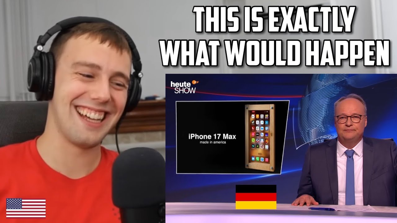 American Reacts to German TV Roasting Trump - Customs Chaos