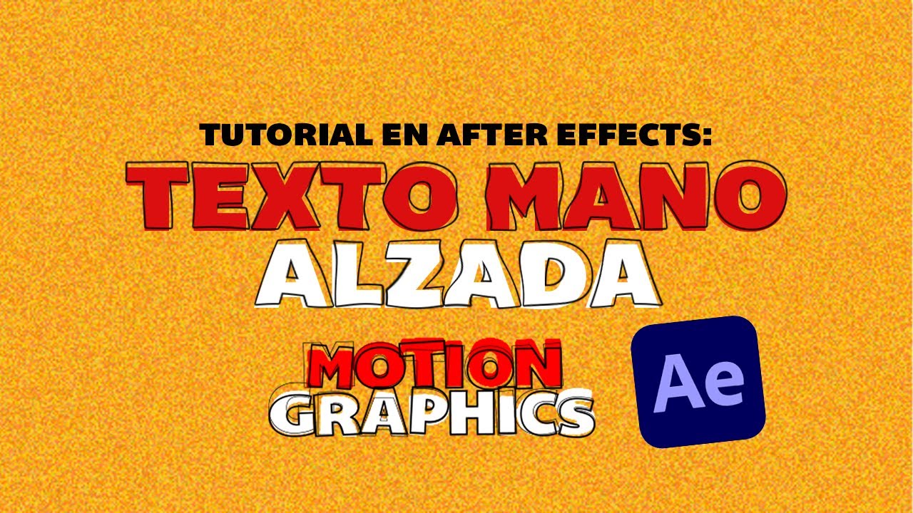 TEXTO A MANO ALZADA - Hand Drawn Title Animation -  After Effects Tutorial🔥🔥
