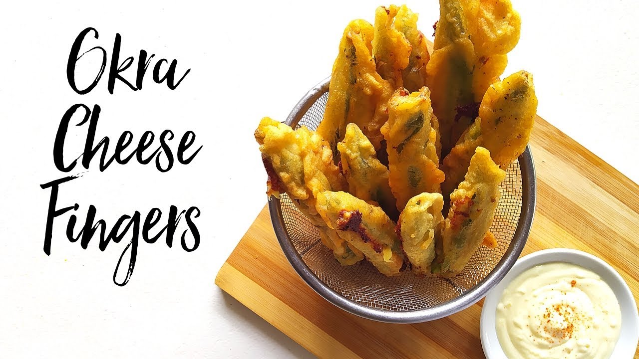Okra Cheese Fingers Recipe | Another way of cooking Okra