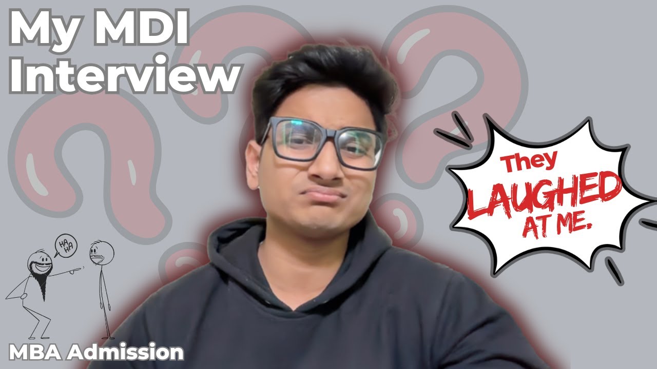 MDI Gurgaon interview 😔 | Professors laughed at me