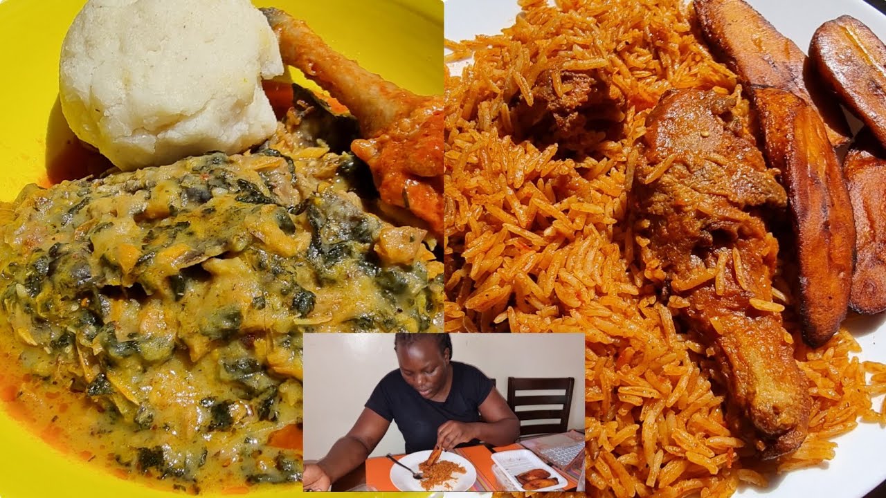 A Kenyan Trying Nigerian Meals for the First Time #jollofrice  @FebineAwuor