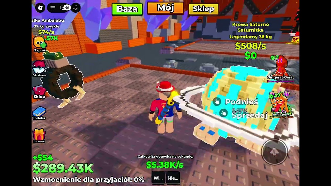 Gram w Roblox w wykop brainrot
