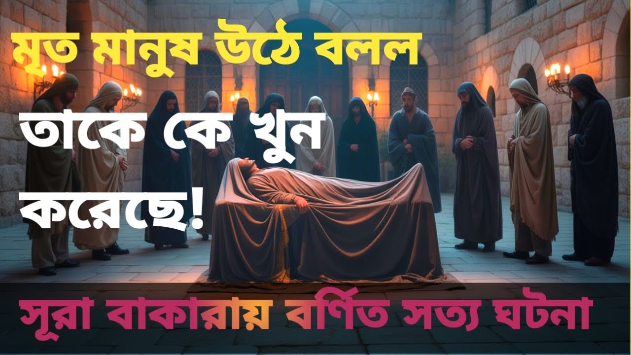 “মৃত মানুষ হঠাৎ জীবিত হয়ে জানাল কে তাকে খুন করেছে! | কুরআনের সত্য ঘটনা” REAL FACT ZONE  . ISLAMI