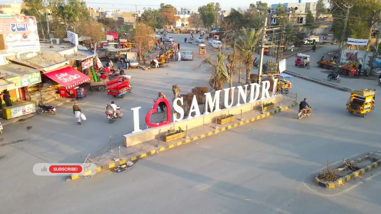 Samundri famous places Drone view amazing coverage and beautiful city📸