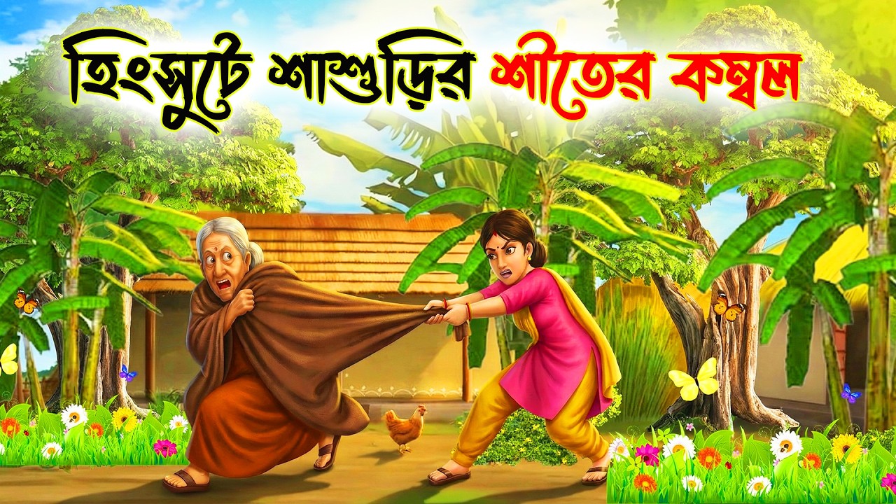 হিংসুটে শাশুড়ির শীতের কম্বল| Bengali Cartoon | Rupkothar Golpo |Thakumar Jhuli | Panta Burir Cartoon
