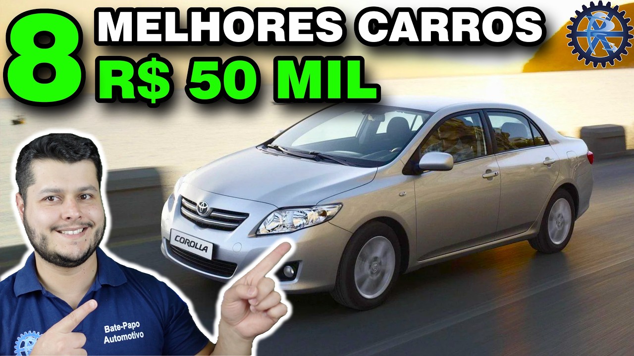 ✅ 8 MELHORES CARROS até 50 MIL REAIS para COMPRAR ✅