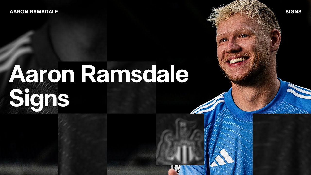 Welcome to Newcastle, Aaron Ramsdale!