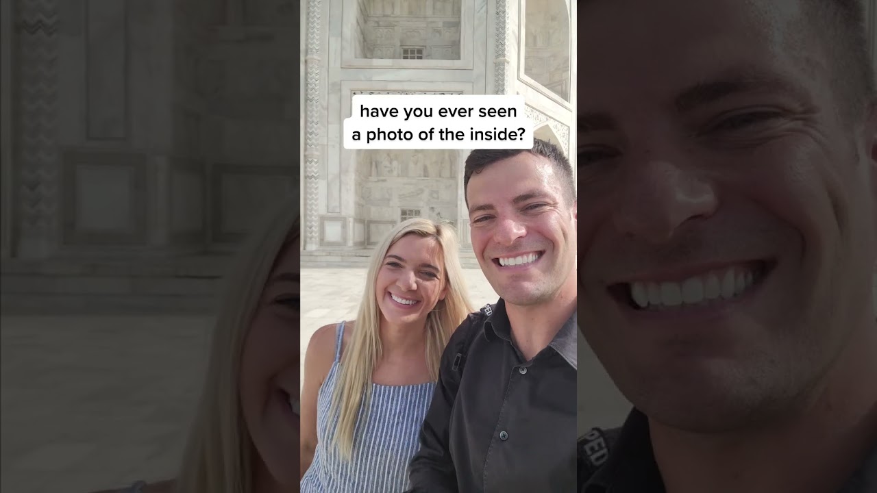 Why you never see photos inside the Taj Mahal #India #dailyvlogs #travelcouples #everycountry
