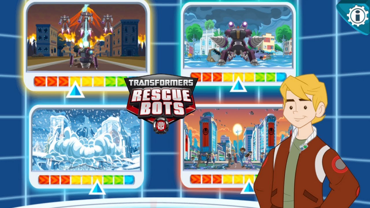Transformers Rescue Bots: Dash 🤖 COMPLETE Exciting Missions in Four Major Cities!
