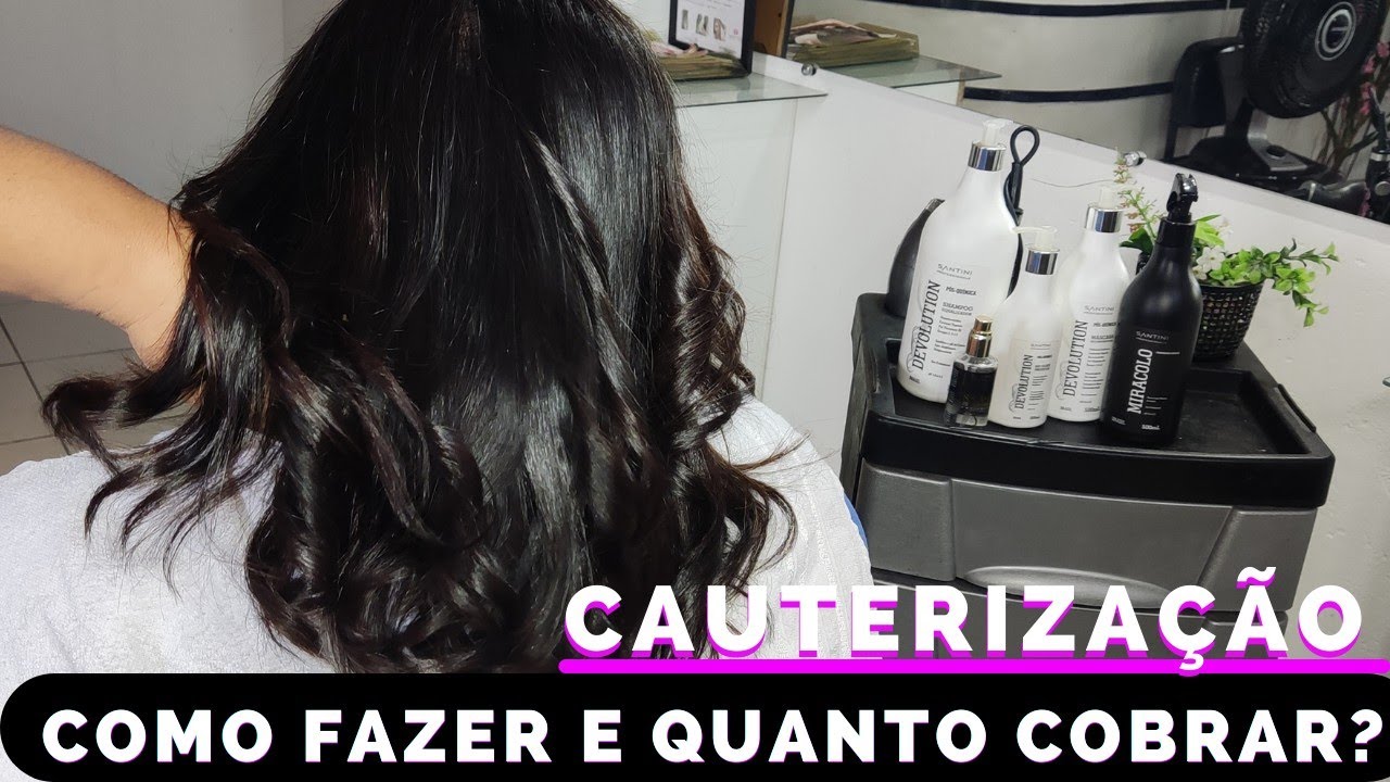 QUANTO COBREI PRA FAZER CAUTERIZAÇÃO? Usando o KIT de Tratamento mais caro🤑 do Salão