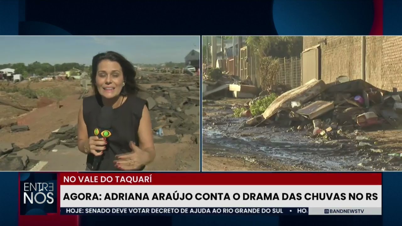 Direto do Rio Grande do Sul, Adriana Araújo relata cenário devastador das enchentes