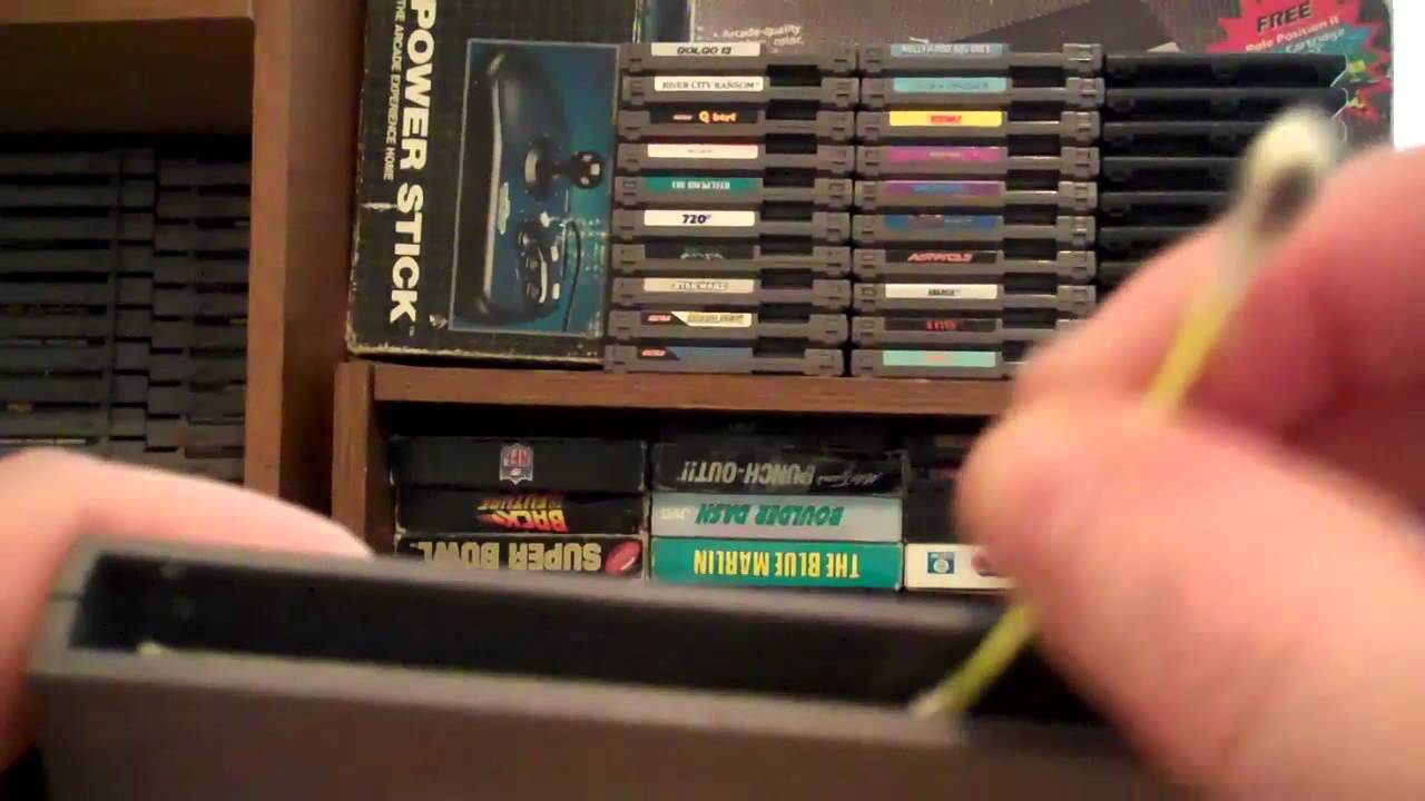 Collecting Tips Episode 1: Cleaning Cartridge Based Games