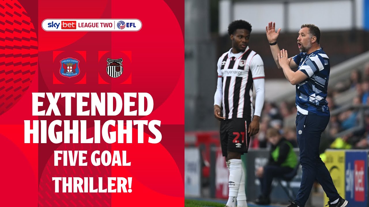 FIVE GOAL THRILLER! | Carlisle United v Grimsby Town extended highlights