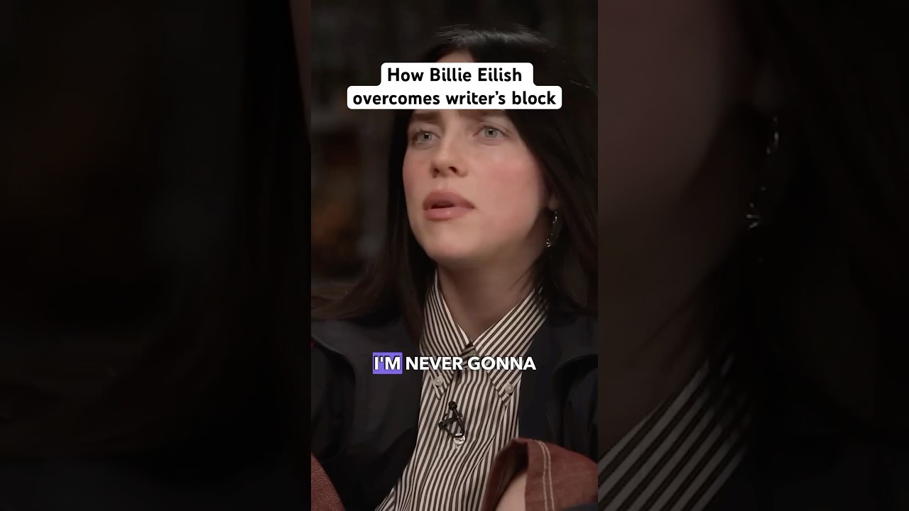 How Billie Eilish Overcomes Writer&rsquo;s Block #billieeilish #independentartist #songwriter