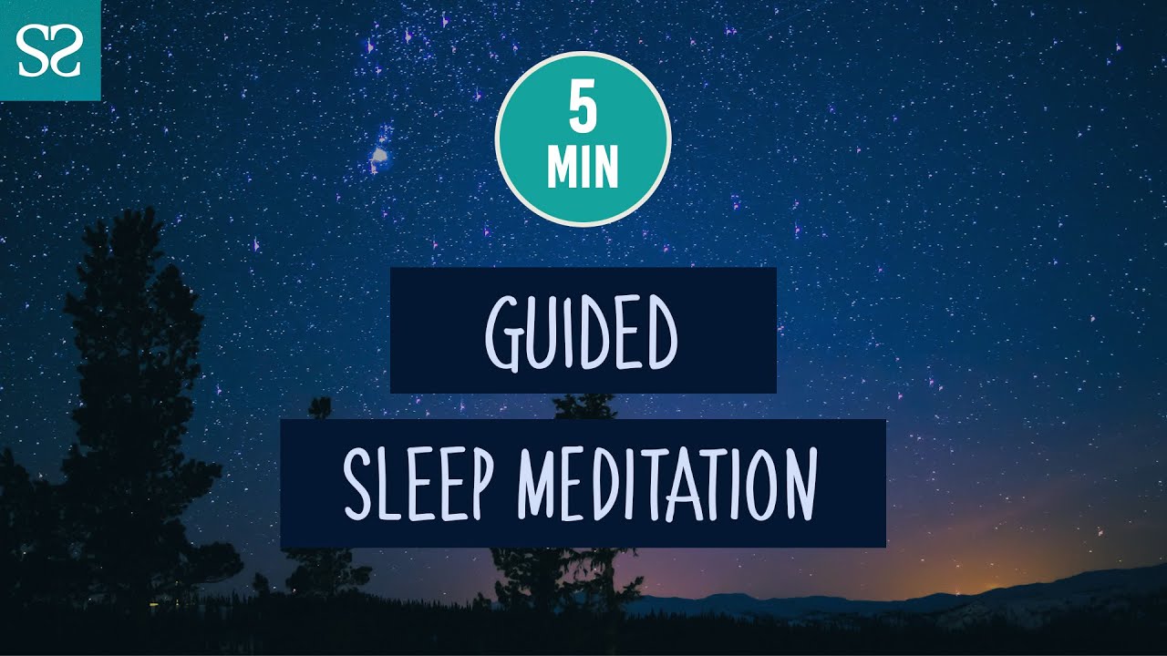5 Minute GUIDED SLEEP MEDITATION | Calming Bedtime BODY SCAN | Short Mini-Meditation