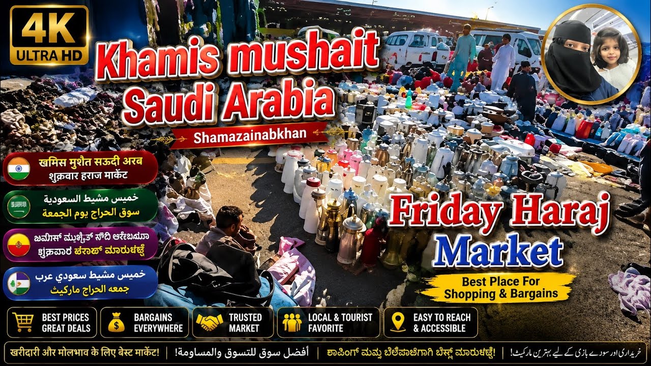 Khamis Mushait Saudi Arabia Friday Haraj Market @Shama zainab khan