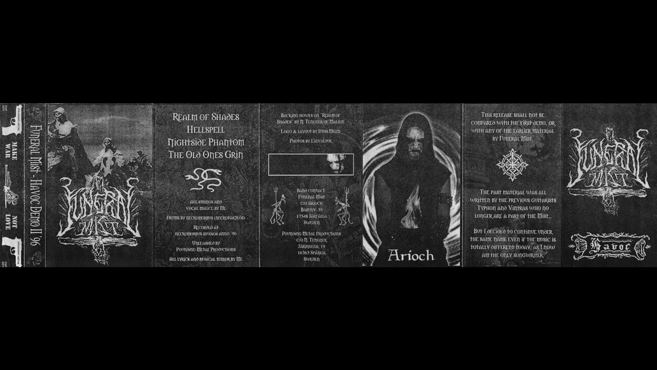 Funeral Mist - Havok Demo II (1996) full demo