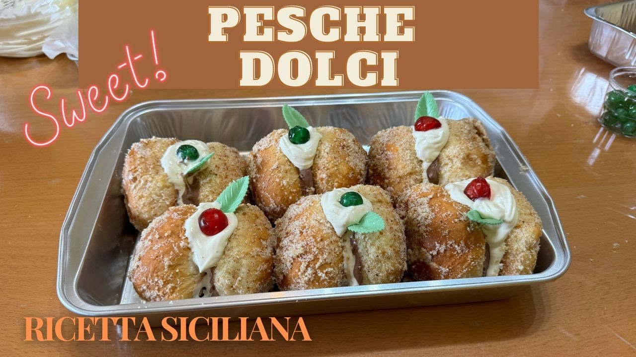 Pesche dolci - Ricetta siciliana