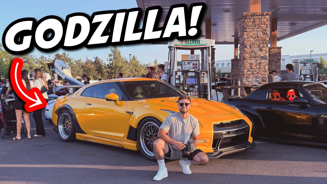 Manejando el Nissan GTR R35 de mis sueños! Meet JDM
