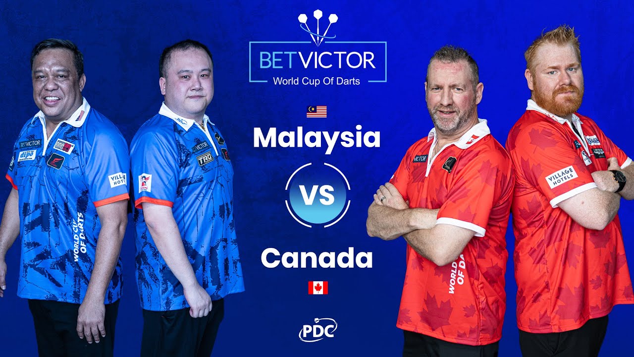 PDC World Cup of Darts 2024 06 28 - Malaysia vs Canada - HUN