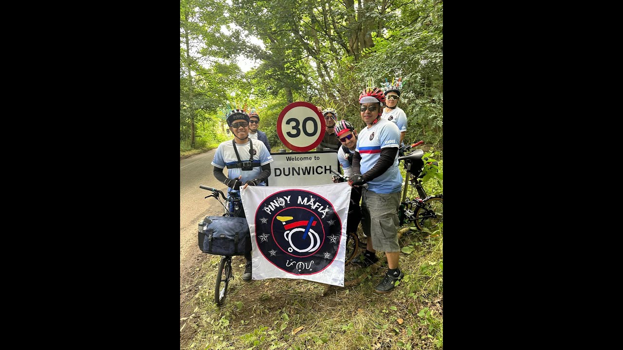 Dunwich Dynamo 2024 by the Pinoy Mafias UK Brompton CC
