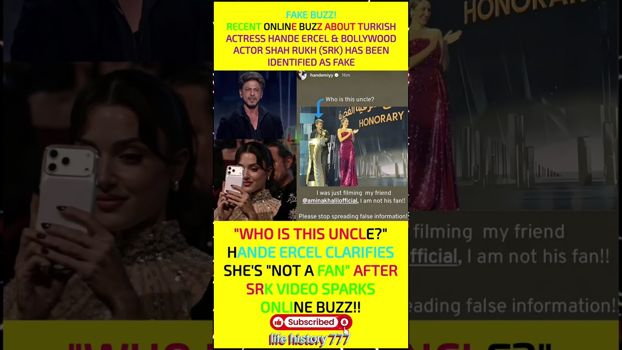 Viral SRK Hande Erçel Video Was Fake Actress Issues Clear Statement! 