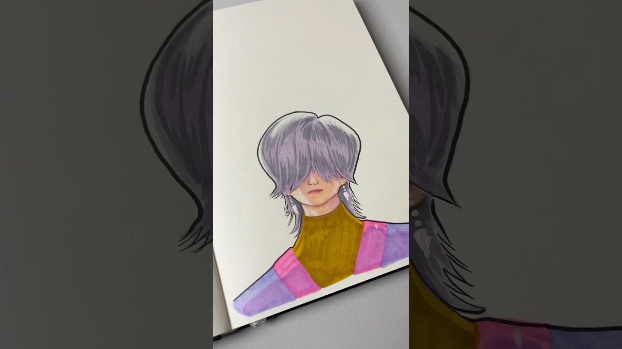 drawing mystery from kpop demon hunters 