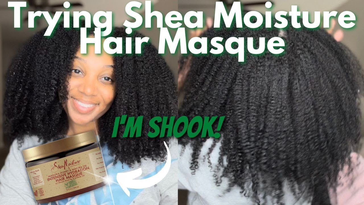 ПРОБУЮ ИНТЕНСИВНО УВЛАЖНЯЮЩУЮ МАСКУ ДЛЯ ВОЛОС SHEA MOISTURE | Я В ШОКЕ!!!