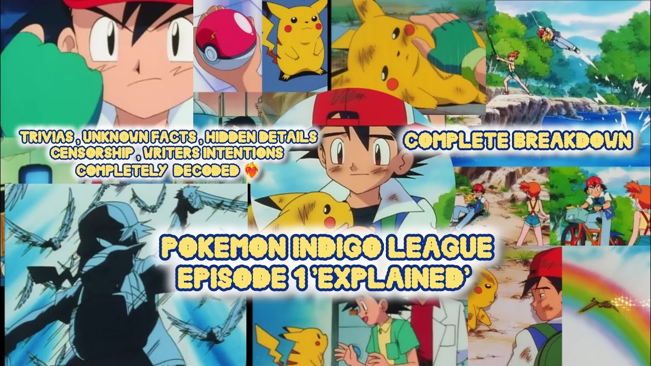The Side of Pokemon which you never knew 🥺| Indigo league episode 1 DECODED |Trivias |unknown facts|