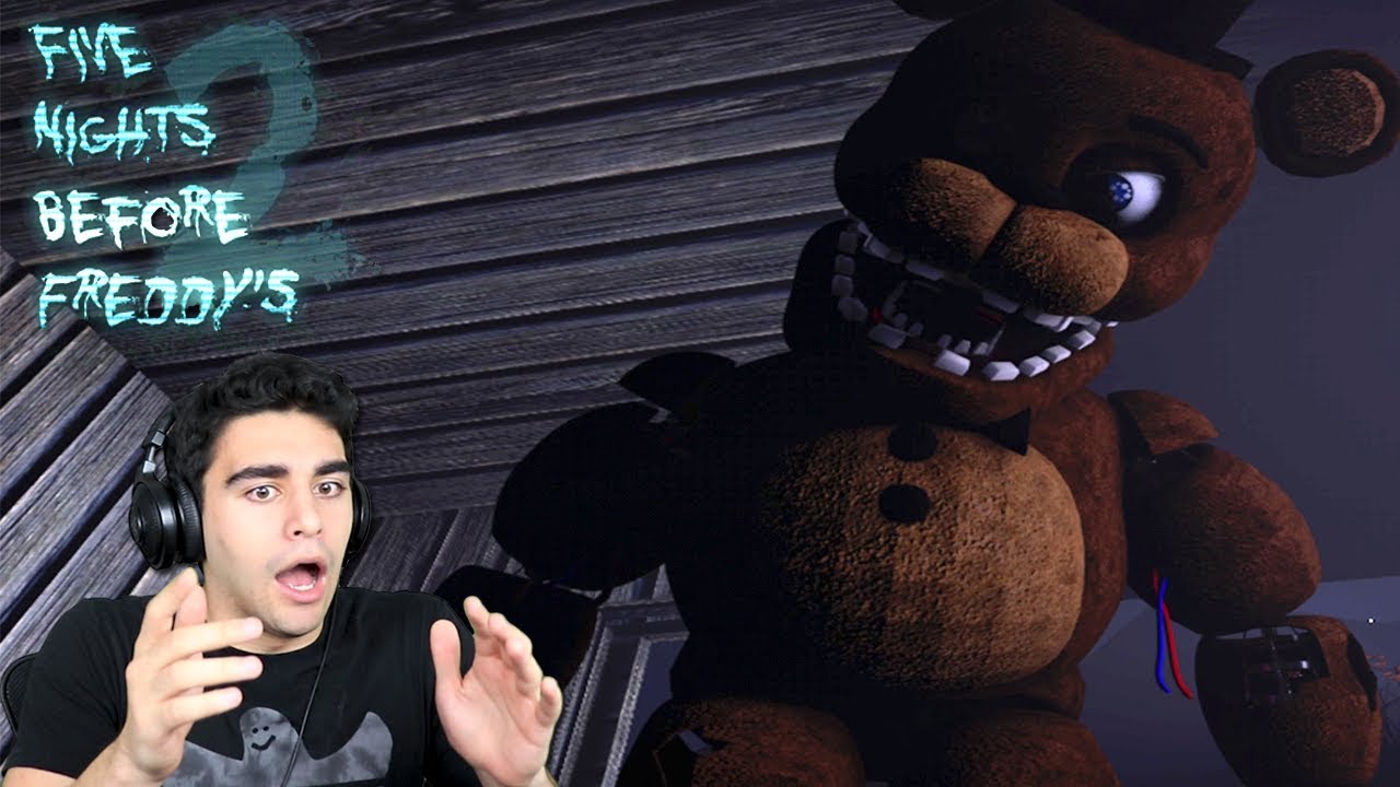 FREDDY IS LOOKING FOR ME IN THE CABIN! - Five Nights Before Freddy's 2 (Nights 3 & 4 COMPLETED!)