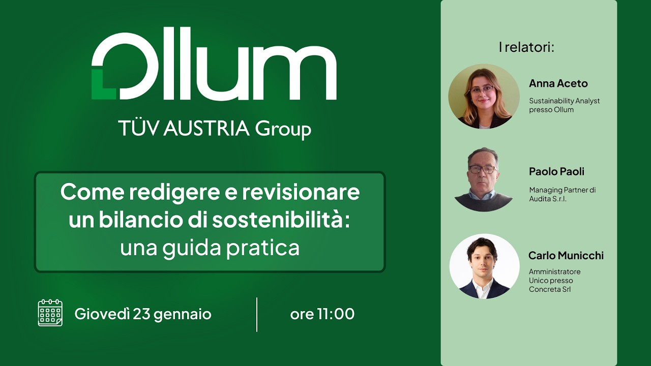 Come redigere e revisionare un bilancio di sostenibilità: una guida pratica