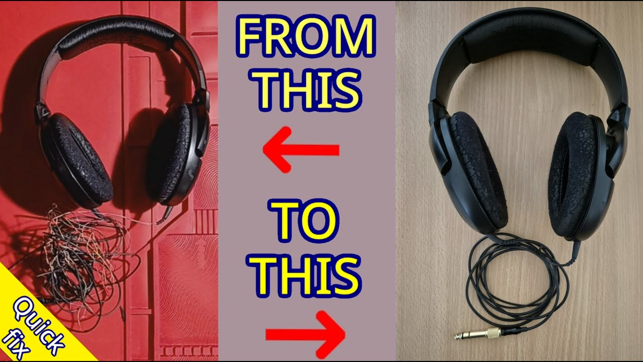 Ремонт кабеля наушников Sennheiser HD201 — БЫСТРОЕ РЕШЕНИЕ