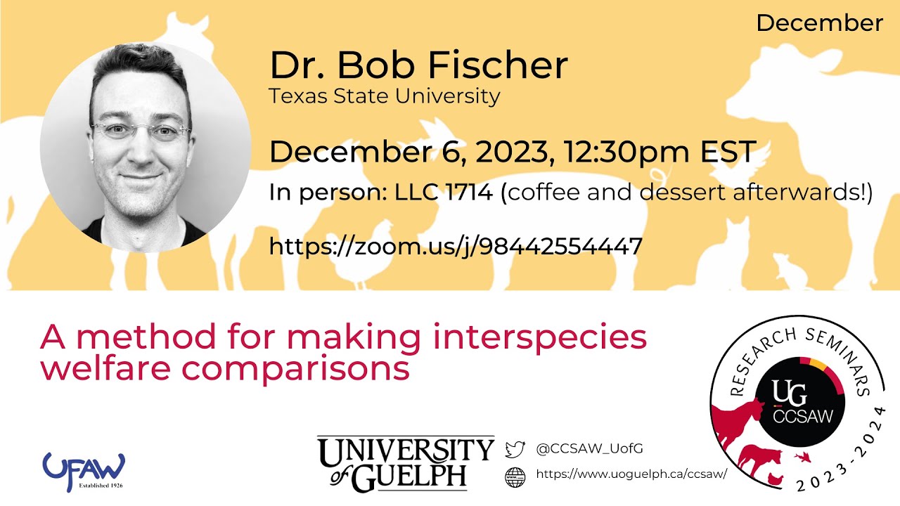 A method for making interspecies welfare comparisons | Dr. Bob Fischer