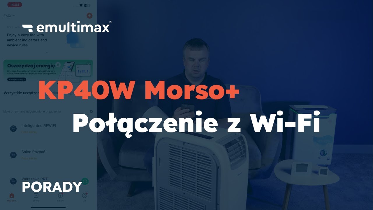 Jak połączyć klimatyzator przenośny Warmtec KP40W Morso+ z WiFi i aplikacją Tuya Smart