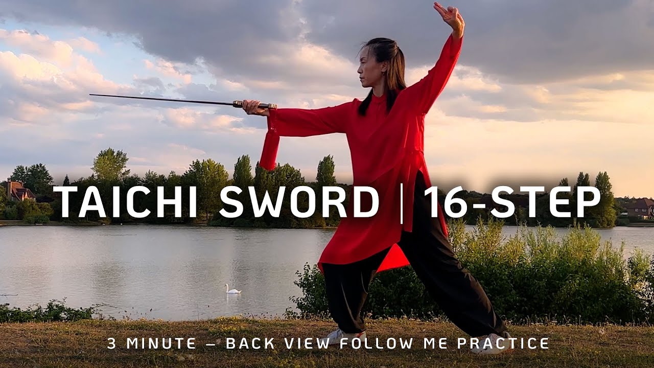 Tai Chi Sword 16-Step | Taiji Jian | Follow Me Back View