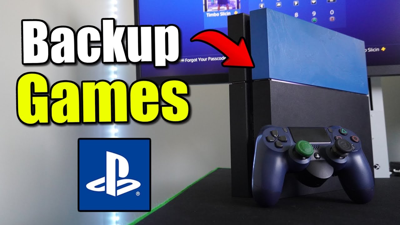 How to Backup PS4 Games & Data to USB Drive (Best Method)
