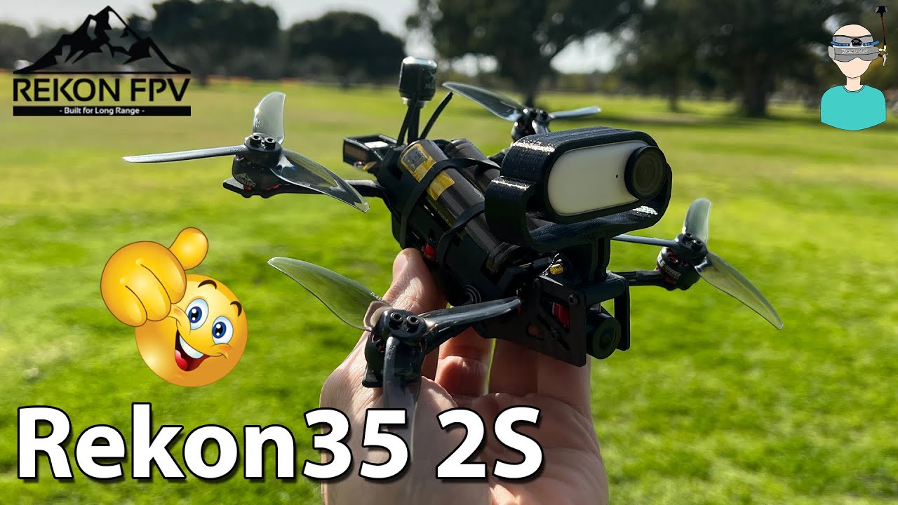 🔋 Микродрон дальнего радиуса действия RekonFPV Rekon35 2S LION — обзор, тест на выносливость и ви...