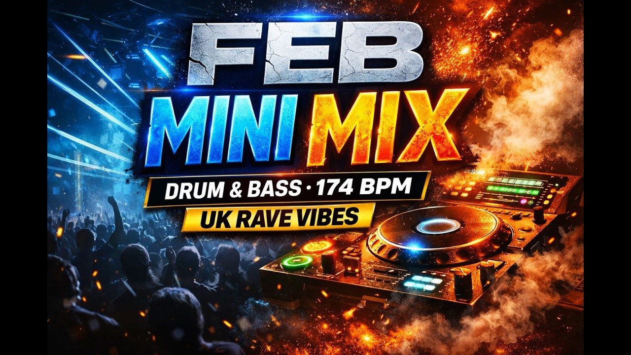 Feb Mini Mix – High Energy Drum & Bass 2026 | 174 BPM UK Rave Vibes | Turbo69aMusic