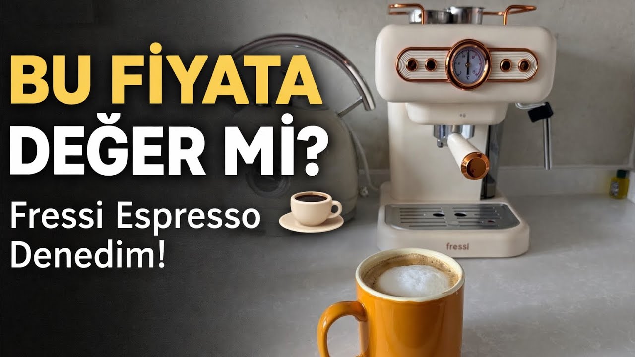 Fressi Espresso Makinesi Nasıl Kullanılır? | İlk Kurulum + Gerçek Deneyim Vlog #fressi #espresso 