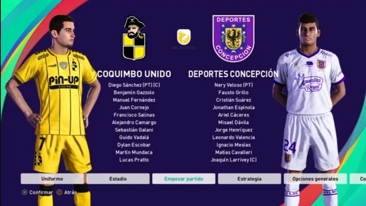 Chile Pes Aura Ps4 / Coquimbo Unido vs Deportes Concepción /Liga Itau 2026