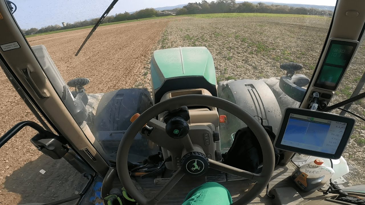 John Deere 7250R & Lemken Karat 9 - POV/Drive view