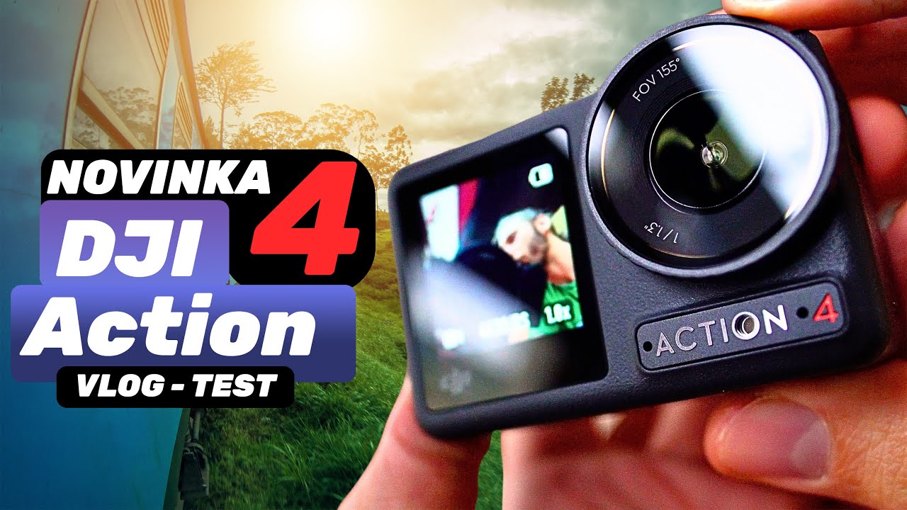 DJI OSMO ACTION 4: Rýchly pohľad počas jazdy vo vlaku